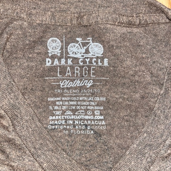 Sloth on A Bicycle Men's/Unisex Shirt Large - Picture 3 of 3